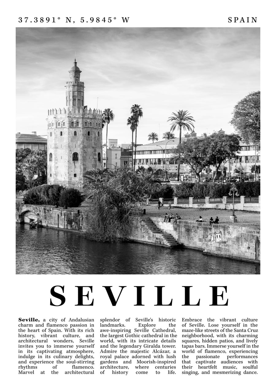 Sevilla - Spanien - Print Only frame