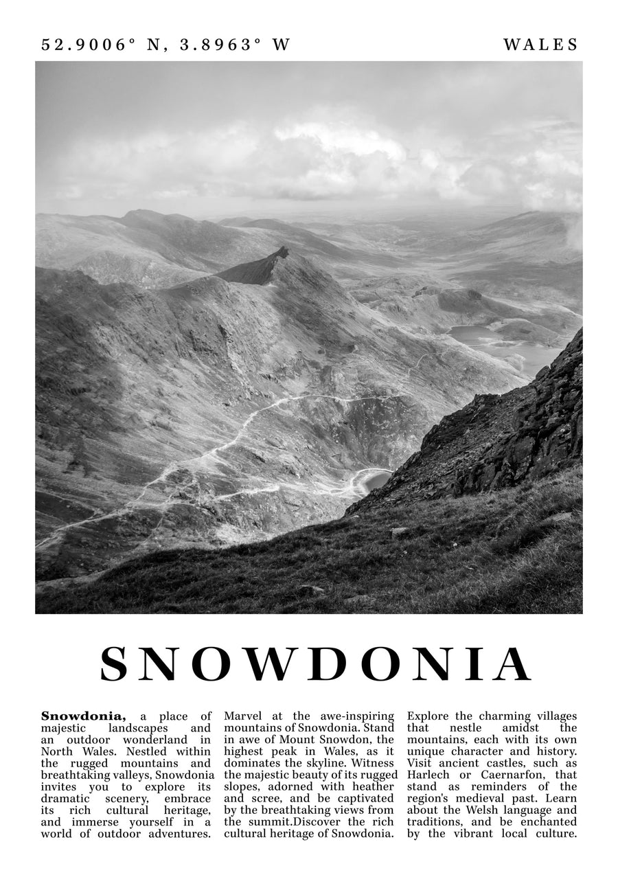 Snowdonia - Wales - Print Only frame