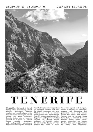 Teneriffa - Spanien print
