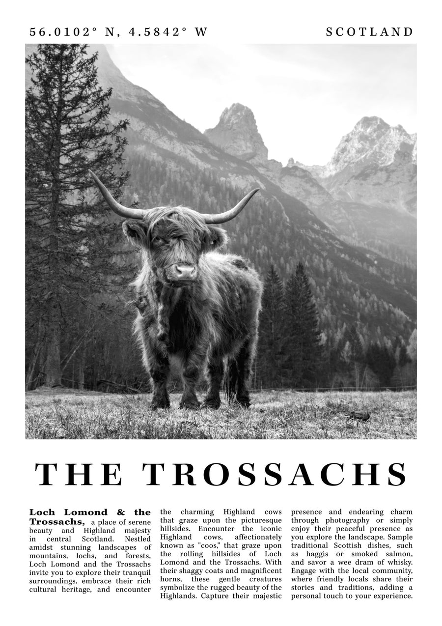 Les Trossachs - Écosse - Print Only frame