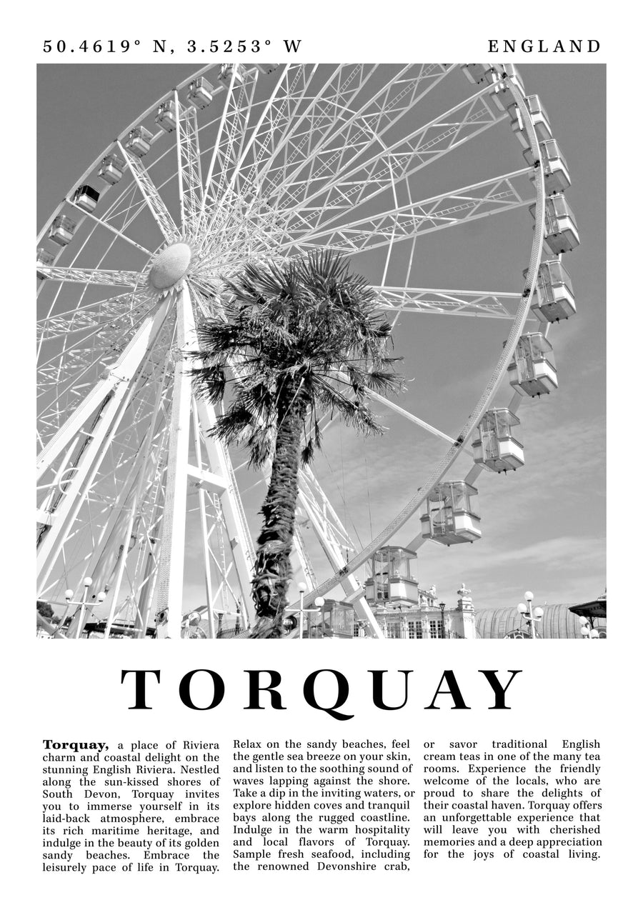Torquay - England - Print Only frame