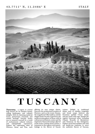 Tuscany - Italy print