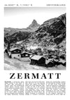 Zermatt - Schweiz print