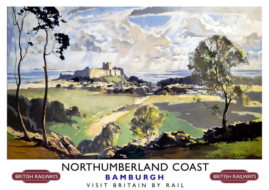 Northumberland Coast - Print Only frame