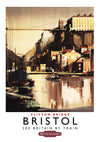 Bristol, Clifton Bridge print