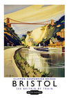 Bristol, Clifton Bridge II print