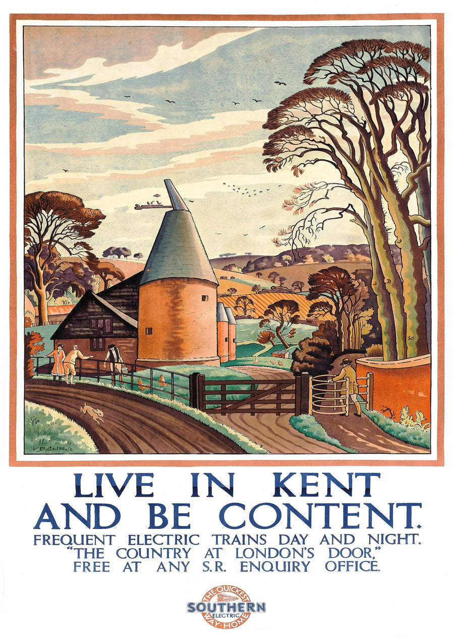 Lebe in Kent - Print Only frame