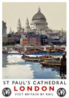 St. Pauls, London print