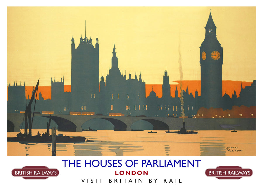 Houses of Parliament - Print Only frame