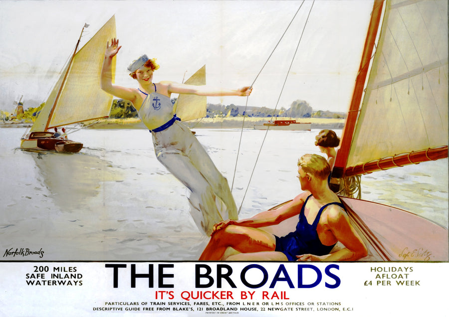 Die Norfolk Broads - Print Only frame