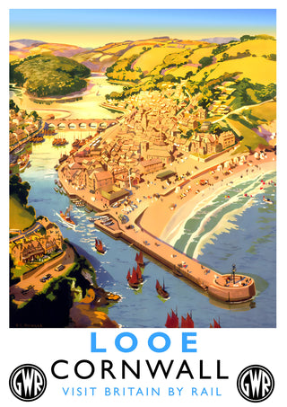 Looe, Cornwall print