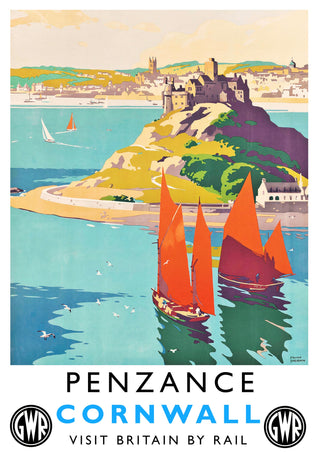 Penzance, Cornwall print