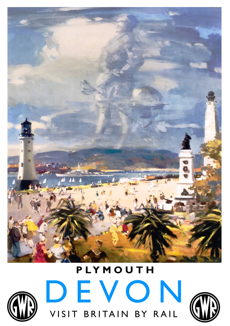 Plymouth, Devon - Print Only frame