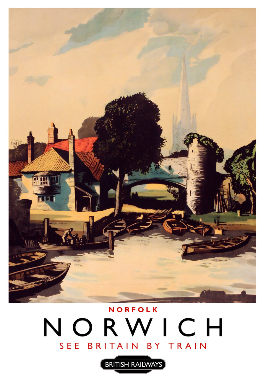 Norwich, Norfolk - Print Only frame