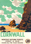 Cornwall Beach print