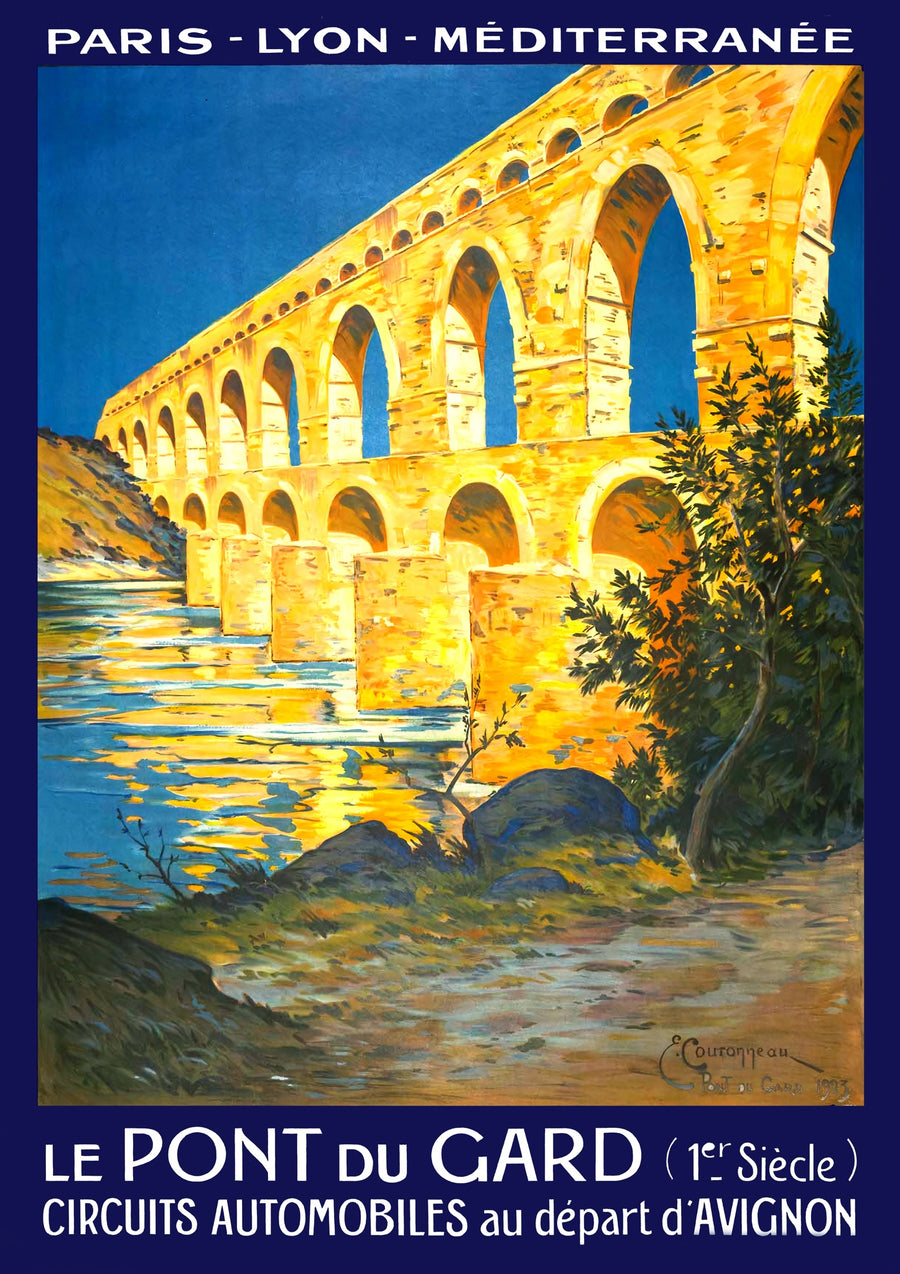 De Pont du Gard, Frankrijk - Print Only frame