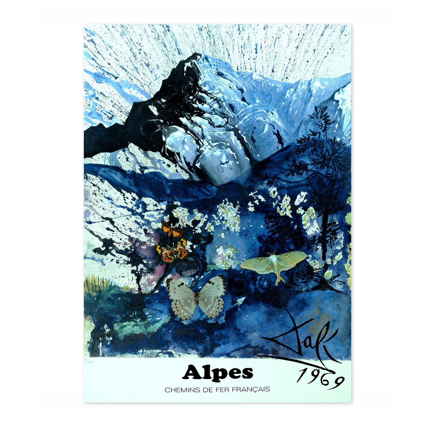 Salvador Dali, French Alps