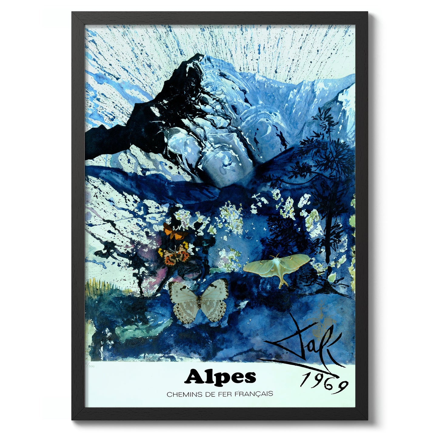 Salvador Dali, French Alps