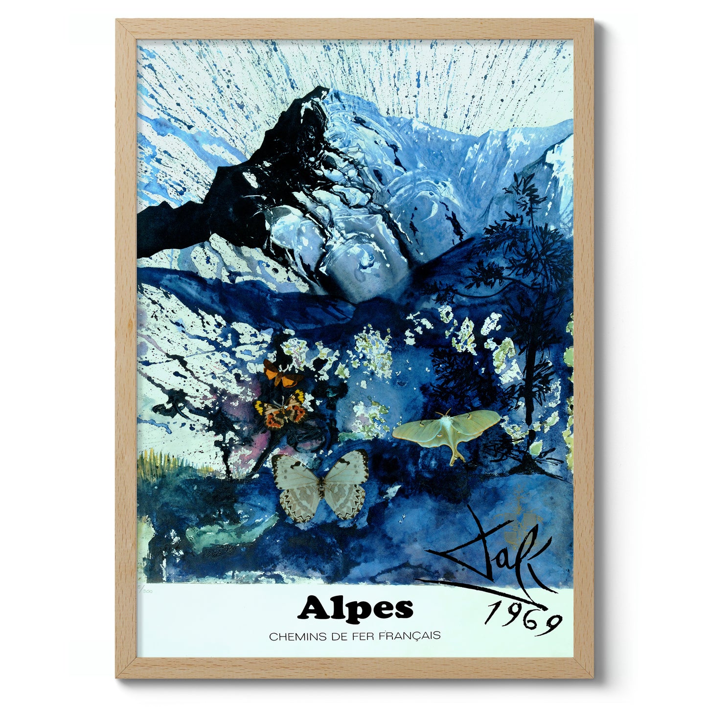 Salvador Dali, French Alps