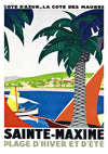 Saint-Maxime, Cote D'Azur print