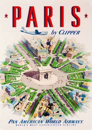 Parijs, Frankrijk print