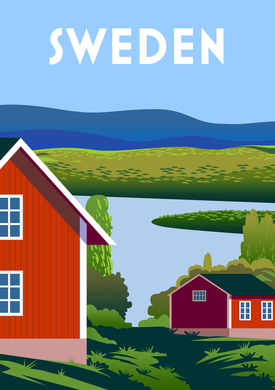 Zweden - Print Only frame