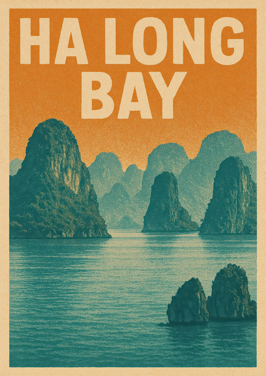 Ha Long Bay - Print Only frame