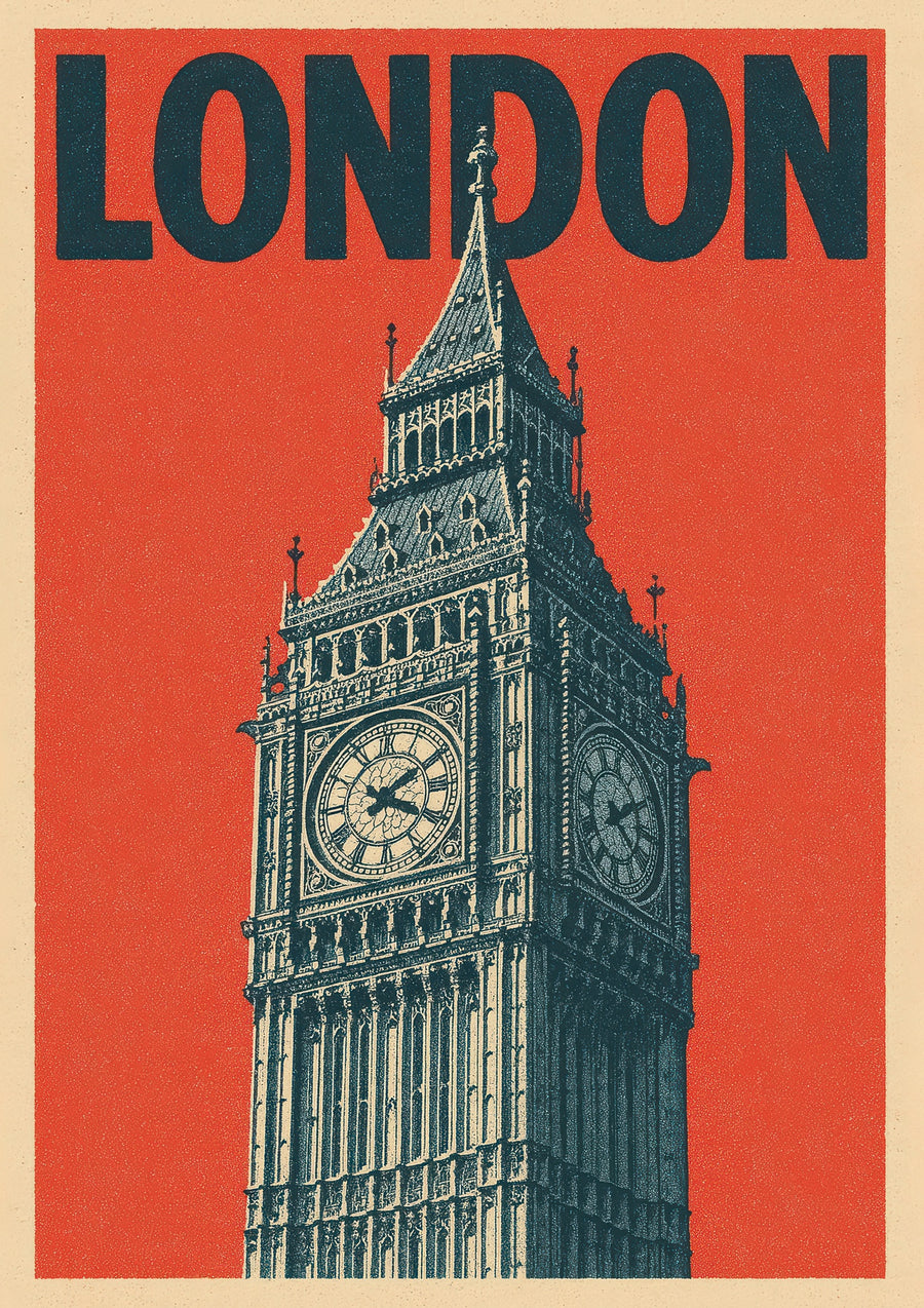 Londres - Print Only frame