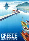 Korfu, Griechenland print