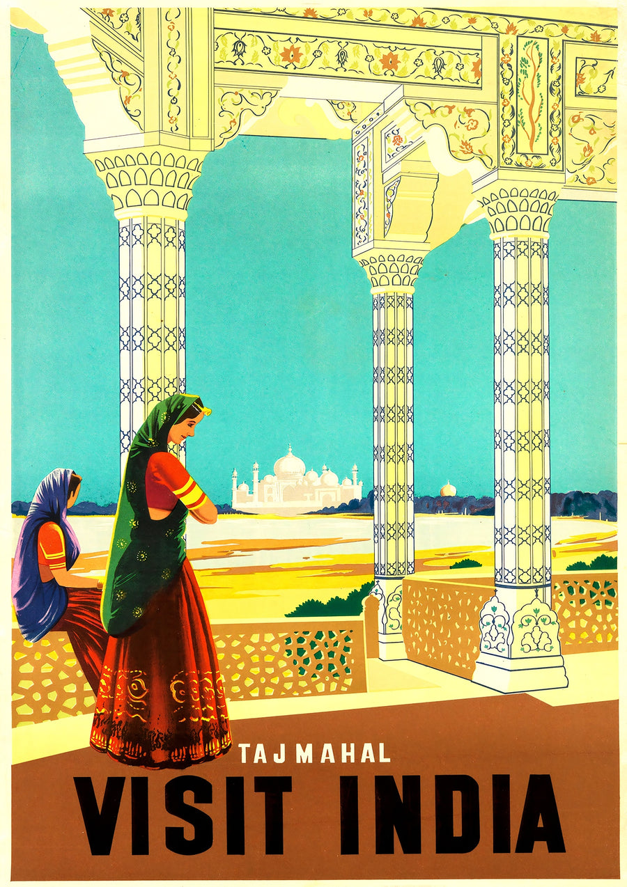 Bezoek India - Print Only frame