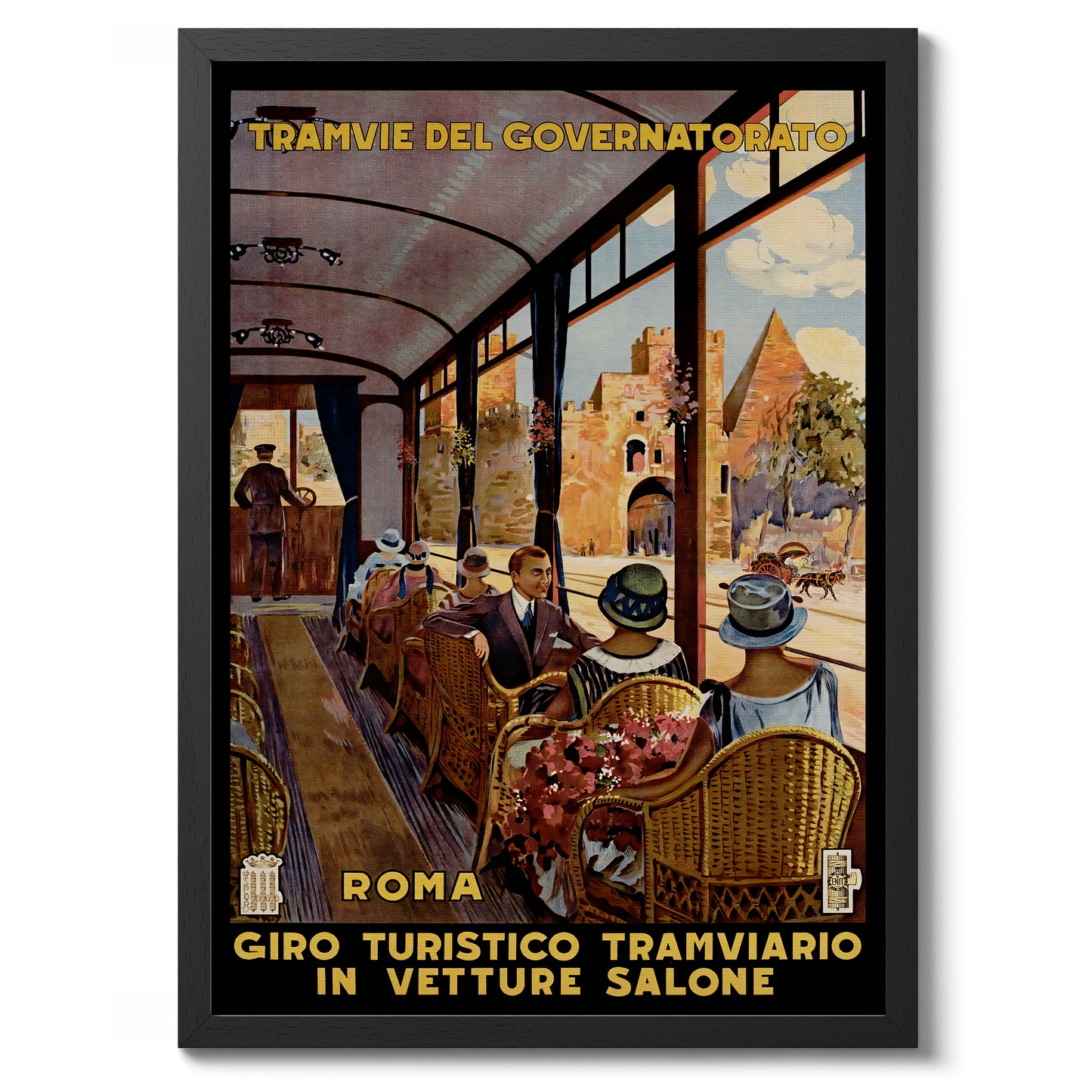 Spårvagn i Rom, Italien