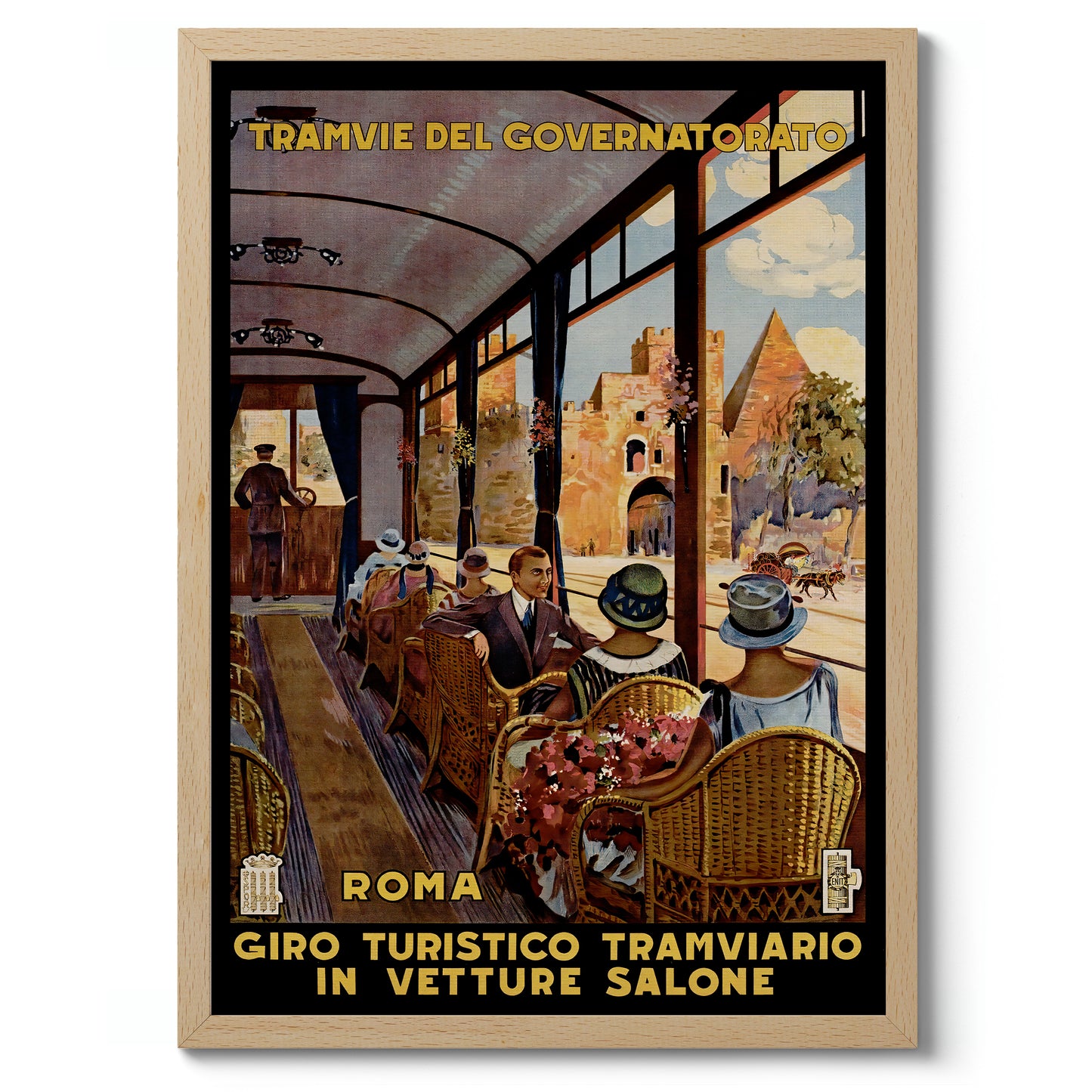 Spårvagn i Rom, Italien