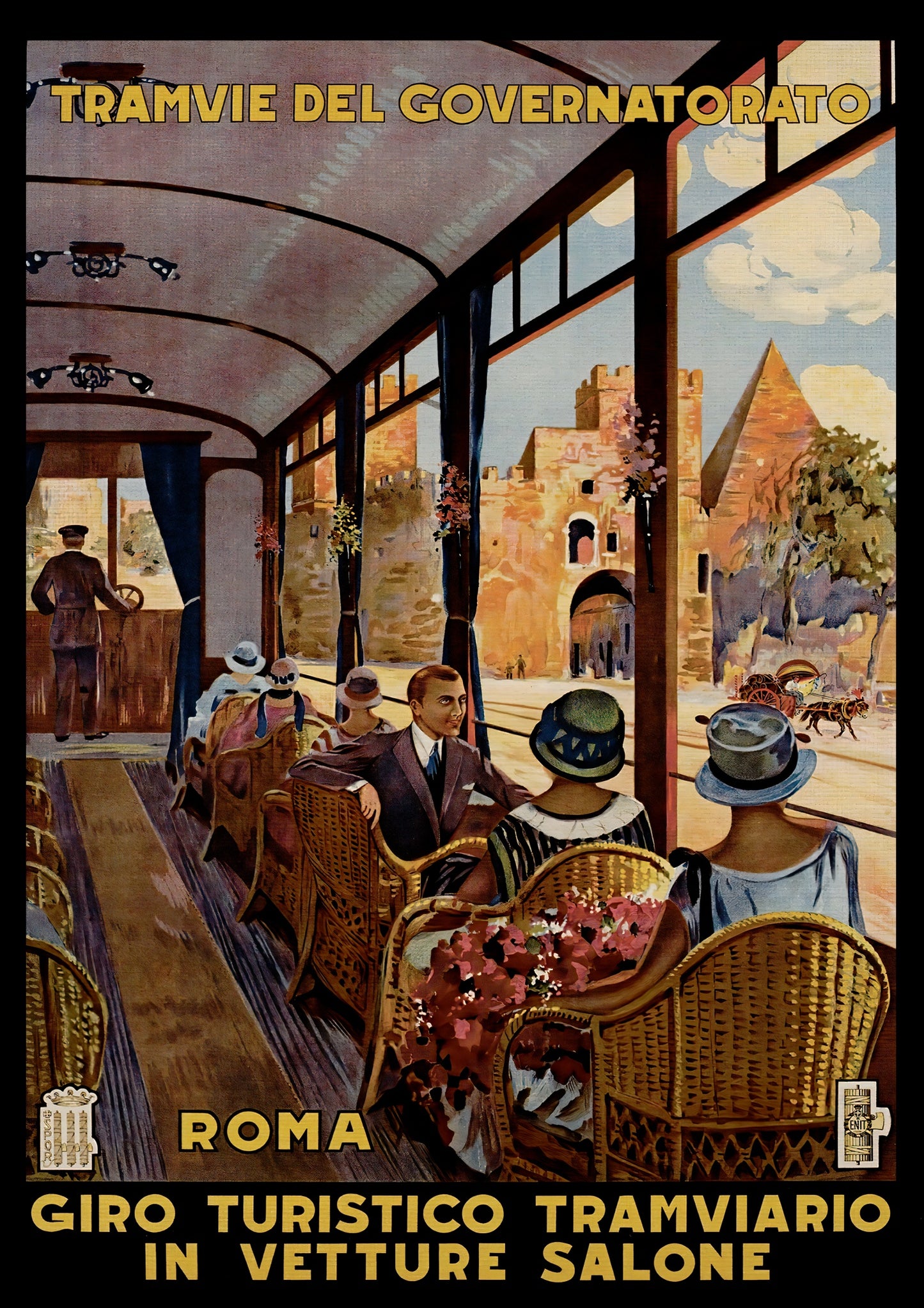 Spårvagn i Rom, Italien