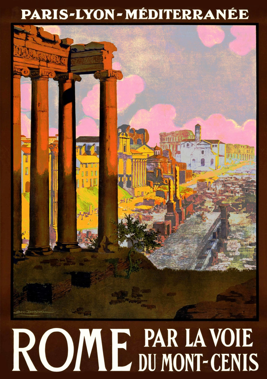 Septimusbågen, Rom, Italien - Print Only frame