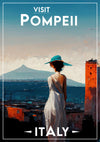Besök Pompeji print