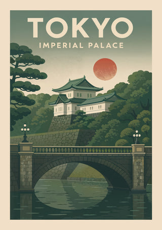Keizerlijk Paleis, Tokio print