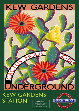 Kaktushuset, Kew Gardens print