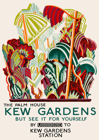 Kew Gardens, The Palm House print