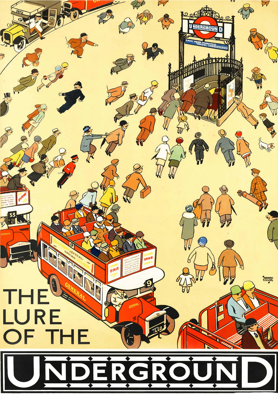 The Lure of London - Print Only frame