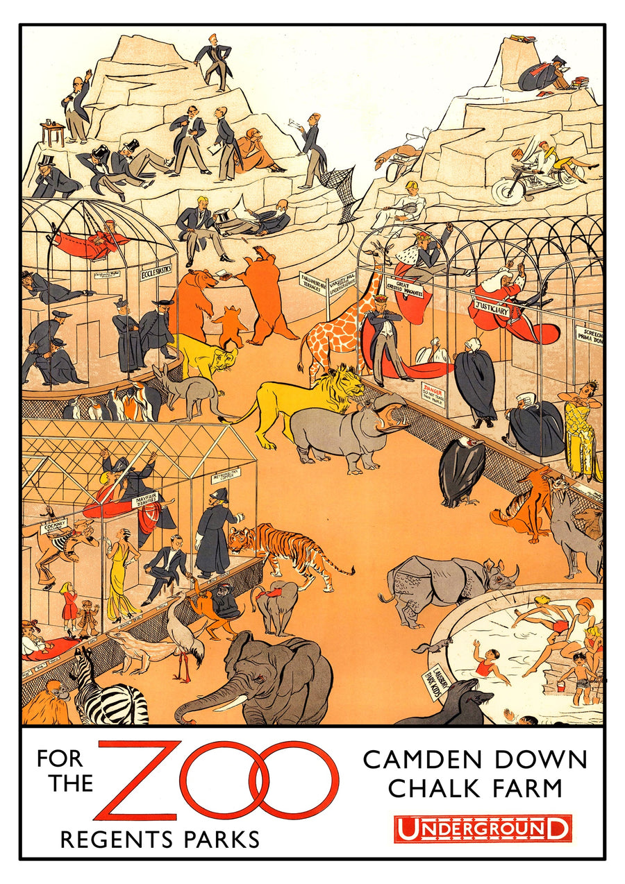 London Zoo - Print Only frame