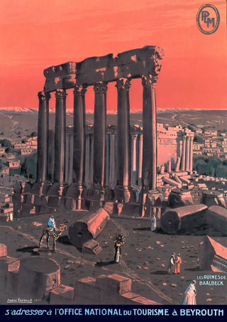 Beirut, Libanon, Mellanöstern print