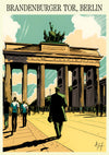 Brandenburger Tor, Berlin - Deutschland print
