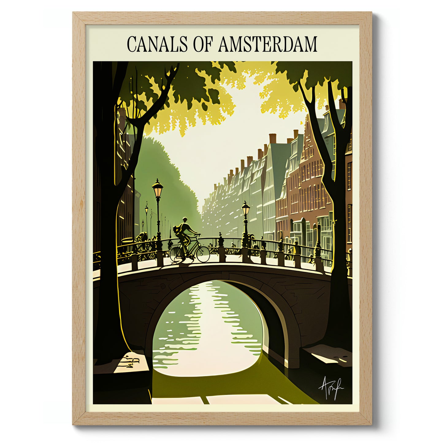 Kanalerna i Amsterdam - Holland