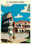 Colosseum, Rome - Italy print