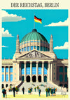 Der Reichstag, Berlin - Germany print