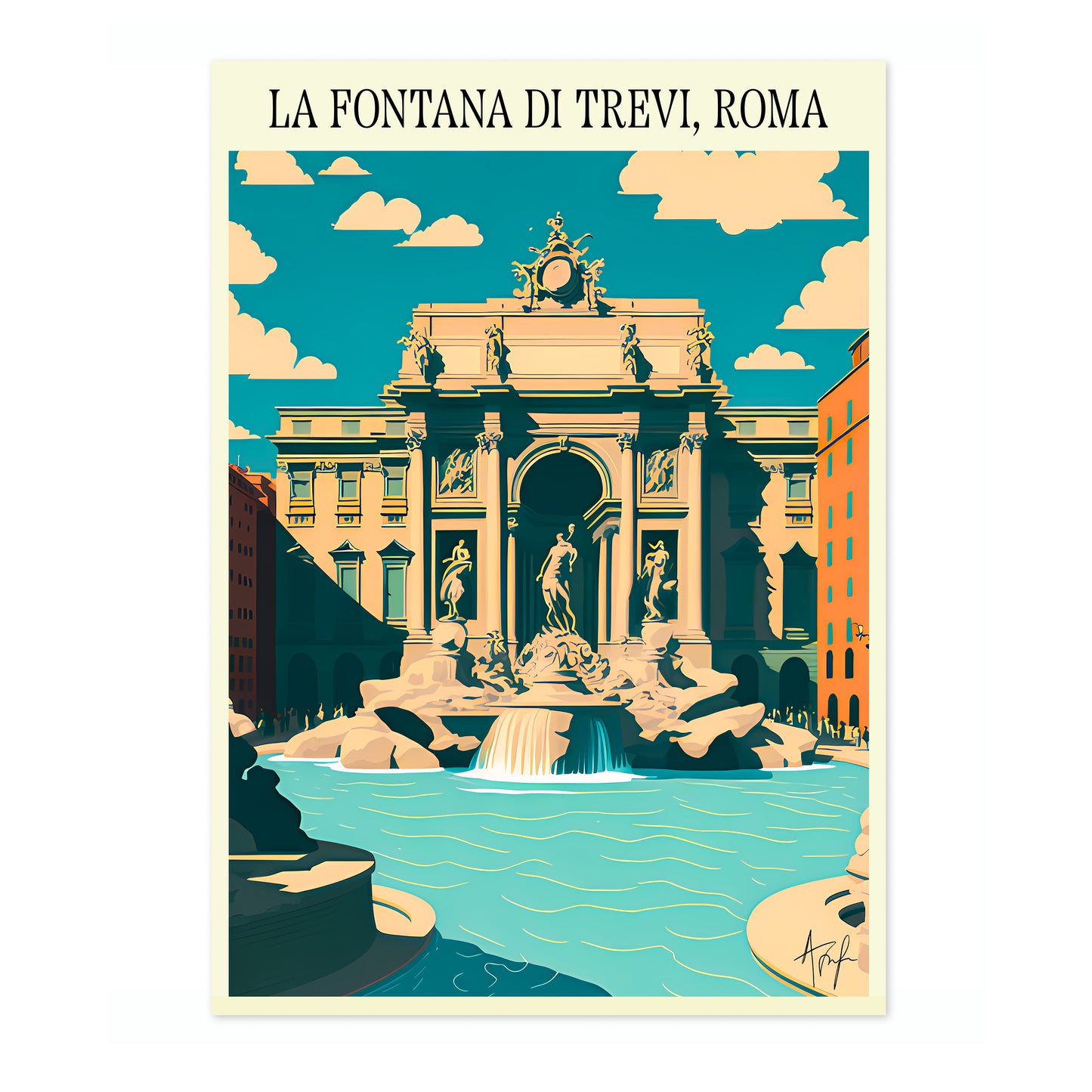 Fontana Di Trevi, Rom - Italien