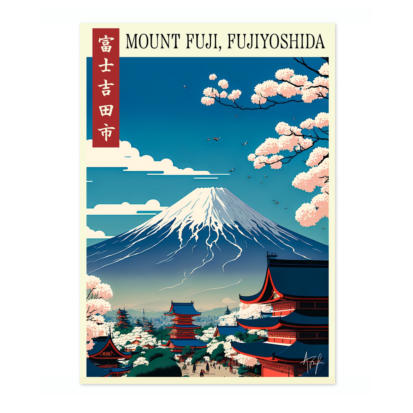 Mount Fuji, Fujiyoshida - Japan