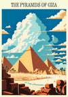 Gizapyramiderna - Egypten print