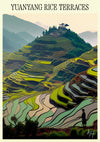 Yuanyang Rice Terraces - China print