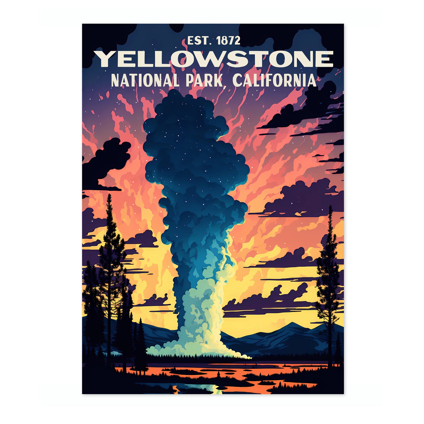 Yellowstone, Kalifornien